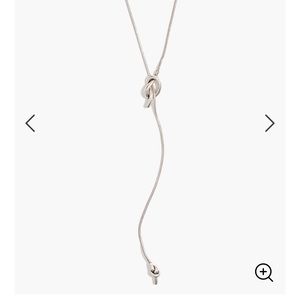 Madewell Knotshine Necklace Silver Necklace